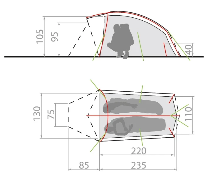 Vaude Taurus Ultralight 2P – Bild 2