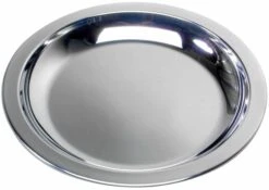 BasicNature Edelstahl Teller Flach